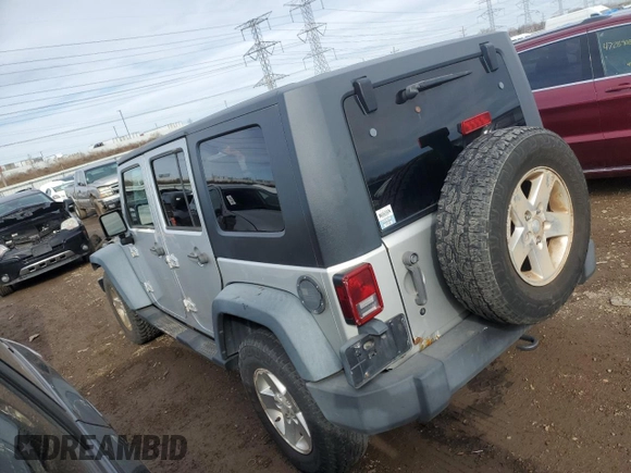 2008 Jeep Wrangler Unlimited Rubicon with VIN 1J4GA69178L643704, listed as a Copart auction lot 47472055 with 208,597 mi miles and Clean Title. Bid and sale history available at carsss.com. Image 2.