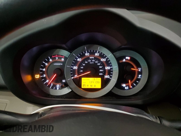 2007 Toyota RAV4 with VIN JTMBD33V776040475, listed as a Copart auction lot 85452174 with 134,196 mi miles and Salvage Title. Bid and sale history available at carsss.com. Image 9.