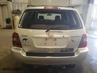 2004 Toyota Highlander with VIN JTEEP21AX40065167, listed as a Copart auction lot 51987375 with 230,960 mi miles and Salvage Title. Bid and sale history available at carsss.com. Image 6.