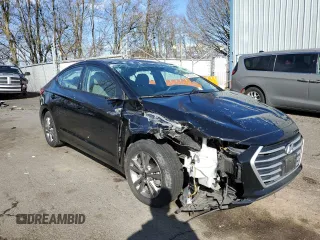 2018 Hyundai Elantra SEL with VIN 5NPD84LF3JH356836, listed as a Copart auction lot 48057285 with 74,214 mi miles and Salvage Title. Bid and sale history available at DreamBid. Image 4.