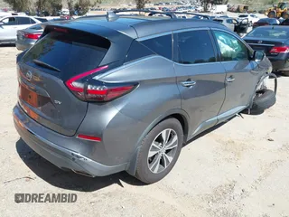 2020 Nissan Murano SV z VIN 5N1AZ2BJ1LN132389, wystawiony jako IAAI lot #41827452 z przebiegiem 39 048 mil mil oraz . Historia ofert i sprzedaży dostępna na DreamBid. Obrazek 4.