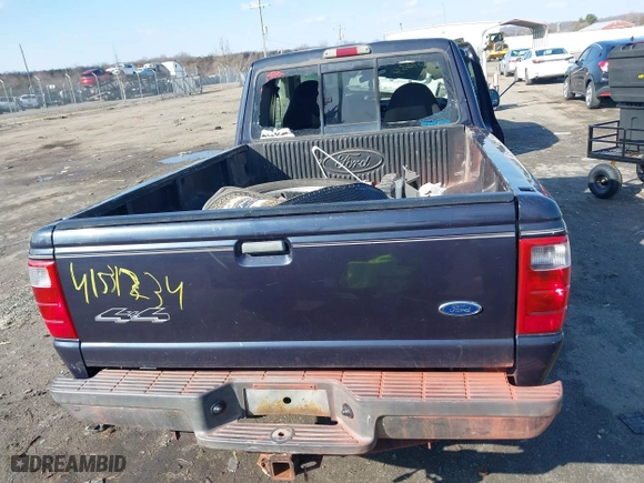 2003 Ford Ranger XL Fleet with VIN 1FTZR45E43TA17220, listed as a IAAI auction lot 41531234 with 127,151 mi miles. Bid and sale history available at carsss.com. Image 16.