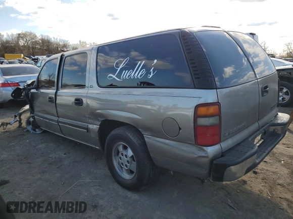 2001 Chevrolet Suburban LS with VIN 3GNFK16T21G162731, listed as a Copart auction lot 83425394 with 231,377 mi miles and Salvage Title. Bid and sale history available at carsss.com. Image 2.