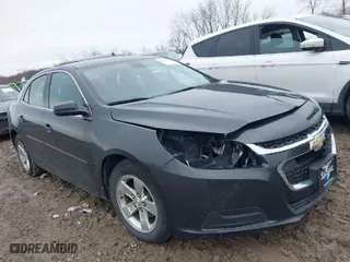 2015 Chevrolet Malibu LS with VIN 1G11B5SL6FF268763, listed as a IAAI auction lot 41683674 with 85,023 mi miles. Bid and sale history available at carsss.com. Image 1.