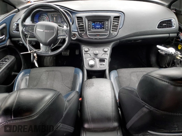2016 Chrysler 200 S with VIN 1C3CCCBB9GN121048, listed as a Copart auction lot 50068685 with 174,257 mi miles and Salvage Title. Bid and sale history available at carsss.com. Image 8.