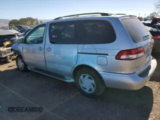 2002 Toyota Sienna LE with VIN 4T3ZF13C62U503080, listed as a Copart auction lot 76795704 with 0 mi miles and Non Repairable. Bid and sale history available at carsss.com. Image 2.