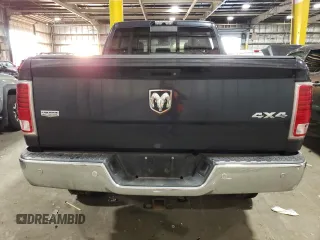 2017 Ram 2500 Laramie with VIN 3C6UR5FL9HG615781, listed as a Copart auction lot 75595173 with 0 mi miles and Salvage Title. Bid and sale history available at carsss.com. Image 6.
