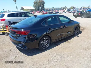 2023 Kia Forte GT-Line with VIN 3KPF54AD6PE672764, listed as a IAAI auction lot 42001535 with 18,907 mi miles. Bid and sale history available at carsss.com. Image 4.