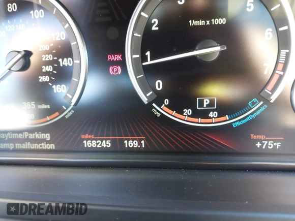 2010 BMW 7 Series 750i xDrive z VIN WBAKC6C50ACL67892, wystawiony jako IAAI lot #42275789 z przebiegiem 168 245 mil mil oraz . Historia ofert i sprzedaży dostępna na DreamBid. Obrazek 15.