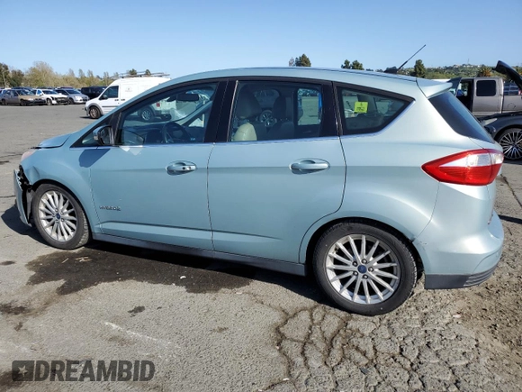 2013 Ford C-Max SEL with VIN 1FADP5BU6DL554714, listed as a Copart auction lot 52262895 with 185,375 mi miles and Salvage Title. Bid and sale history available at carsss.com. Image 2.