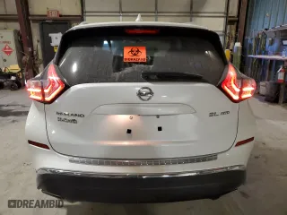 2017 Nissan Murano SL with VIN 5N1AZ2MH0HN105704, listed as a Copart auction lot 88717435 with 66,437 mi miles and Salvage Title. Bid and sale history available at carsss.com. Image 6.