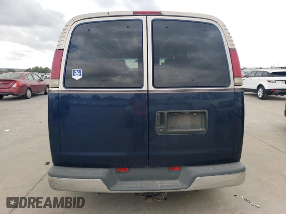 2000 Chevrolet Express Cargo Van w/YF7 with VIN 1GBFG15R5Y1242571, listed as a Copart auction lot 78067514 with 0 mi miles and Clean Title. Bid and sale history available at carsss.com. Image 6.