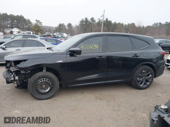 2024 Acura MDX w/A-Spec Package with VIN 5J8YE1H00RL030109, listed as a IAAI auction lot 41163634 with 25,054 mi miles. Bid and sale history available at carsss.com. Image 15.