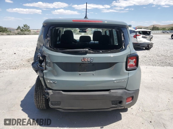 2017 Jeep Renegade Sport с VIN ZACCJBAB0HPE90242, выставлен на аукционе Copart как лот 62401845 с пробегом 149 987 миль миль и Списание • Salvage title. История ставок и продаж доступна на DreamBid. Изображение 6.