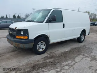 2011 Chevrolet Express Cargo Van with VIN 1GCWGFFA7B1108976, listed as a IAAI auction lot 40937070 with 296,821 mi miles. Bid and sale history available at carsss.com. Image 22.