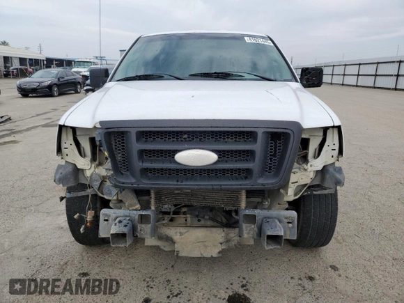 2007 Ford F-150 XL with VIN 1FTPX12557NA26440, listed as a Copart auction lot 41621445 with 184,854 mi miles and Salvage Title. Bid and sale history available at carsss.com. Image 5.
