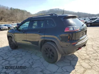 2021 Jeep Cherokee Trailhawk with VIN 1C4PJMBX6MD110109, listed as a Copart auction lot 45343445 with 93,124 mi miles and Salvage title. Bid and sale history available at DreamBid. Image 2.