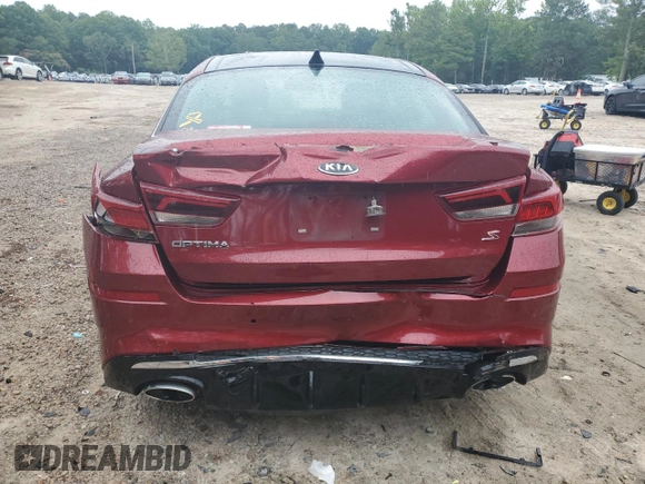 2020 Kia Optima SE with VIN 5XXGT4L30LG412845, listed as a Copart auction lot 59917475 with 77,400 mi miles and Salvage title. Bid and sale history available at DreamBid. Image 6.