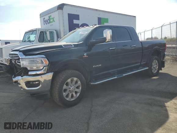 2020 Ram 2500 Laramie with VIN 3C6UR5NL2LG294323, listed as a Copart auction lot 77825684 with 230,012 mi miles and Salvage Title. Bid and sale history available at carsss.com. Image 1.