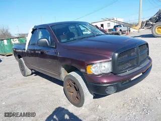 2005 Dodge Ram 1500 SLT with VIN 1D7HA18DX5J572228, listed as a IAAI auction lot 41765807 with 264,295 mi miles. Bid and sale history available at carsss.com. Image 1.