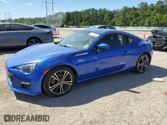 2015 Subaru BRZ Limited with VIN JF1ZCAC18F9607492, listed as a Copart auction lot 52791505 with 72,796 mi miles and Salvage Title. Bid and sale history available at carsss.com. Image 1.