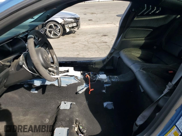 2021 Ford Mustang Shelby GT500 with VIN 1FA6P8SJ4M5501255, listed as a Copart auction lot 75242444 with 6,014 mi miles and Salvage title. Bid and sale history available at DreamBid. Image 7.
