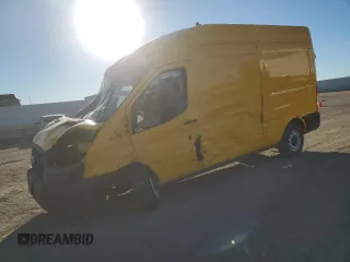 2023 Ford Transit Cargo with VIN 1FTBR1X89PKA25414, listed as a Copart auction lot 46476085 with 61,328 mi miles and Salvage Title. Bid and sale history available at DreamBid. Image 1.