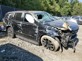 2021 Chevrolet Tahoe RST with VIN 1GNSKRKT6MR420062, listed as a Copart auction lot 74708984 with 49,551 mi miles and Salvage Title. Bid and sale history available at carsss.com. Image 4.