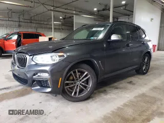 2019 BMW X3 M40i with VIN 5UXTS3C54K0Z03897, listed as a Copart auction lot 51805765 with 73,374 mi miles and Salvage Title. Bid and sale history available at DreamBid. Image 1.