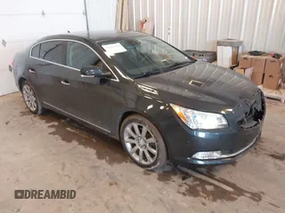 2014 Buick LaCrosse Premium I with VIN 1G4GD5G36EF305227, listed as a IAAI auction lot 41663704 with 142,230 mi miles. Bid and sale history available at carsss.com. Image 1.