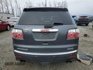 2011 GMC Acadia SLE with VIN 1GKKVPED3BJ260747, listed as a Copart auction lot 48596095 with 186,423 mi miles and Clean Title. Bid and sale history available at carsss.com. Image 6.
