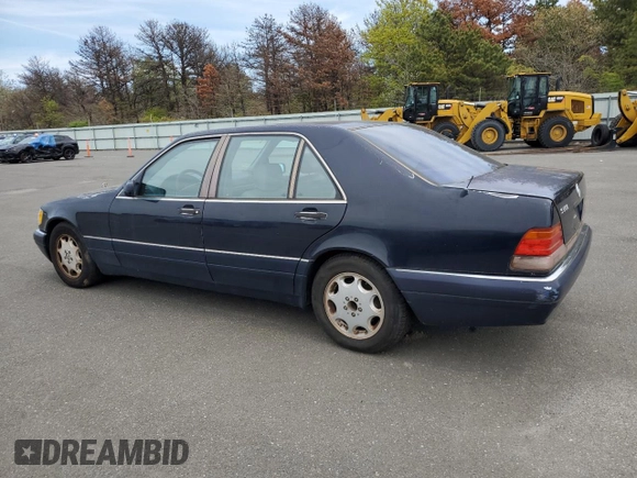1996 Mercedes-Benz S with VIN WDBGA51E1TA295366, listed as a Copart auction lot 54743804 with 113,054 mi miles and Non Repairable. Bid and sale history available at DreamBid. Image 2.