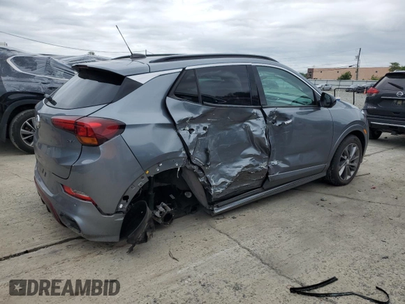 2021 Buick Encore GX Essence with VIN KL4MMGSL9MB070851, listed as a Copart auction lot 62537435 with Not provided miles and Salvage title. Bid and sale history available at DreamBid. Image 3.