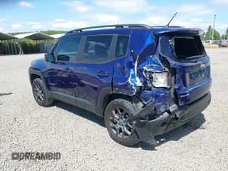 2017 Jeep Renegade Latitude with VIN ZACCJBBBXHPF90329, listed as a IAAI auction lot 42174291 with 72,295 mi miles and . Bid and sale history available at DreamBid. Image 3.