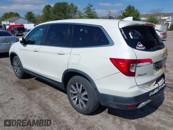 2019 Honda Pilot EX-L with VIN 5FNYF6H51KB052648, listed as a IAAI auction lot 41928269 with 67,878 mi miles and . Bid and sale history available at carsss.com. Image 3.