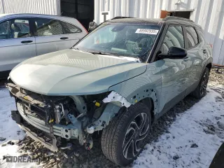 2024 Chevrolet TrailBlazer RS with VIN KL79MTSL6RB179969, listed as a Copart auction lot 88992935 with 5,450 mi miles and Salvage Title. Bid and sale history available at carsss.com. Image 1.