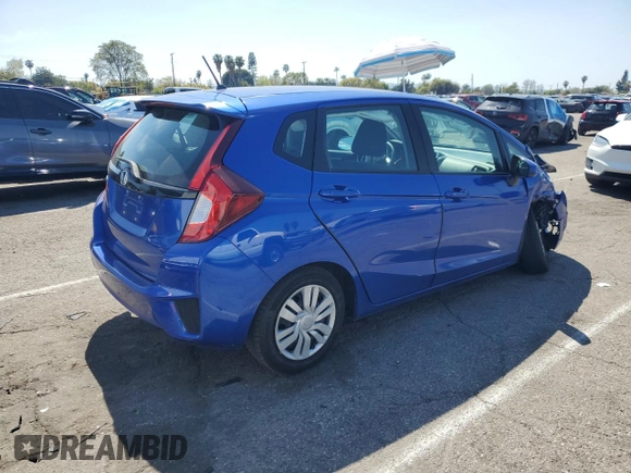 2017 Honda Fit LX with VIN 3HGGK5G55HM703210, listed as a Copart auction lot 49513765 with 25,230 mi miles and Salvage Title. Bid and sale history available at DreamBid. Image 3.