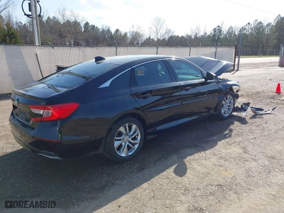 2018 Honda Accord Sedan LX 1.5T with VIN 1HGCV1F17JA207101, listed as a IAAI auction lot 41787150 with 83,020 mi miles. Bid and sale history available at carsss.com. Image 4.