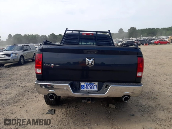 2015 Ram 1500 Big Horn with VIN 1C6RR6GMXFS614390, listed as a Copart auction lot 60697043 with 91,070 mi miles. Bid and sale history available at carsss.com. Image 6.