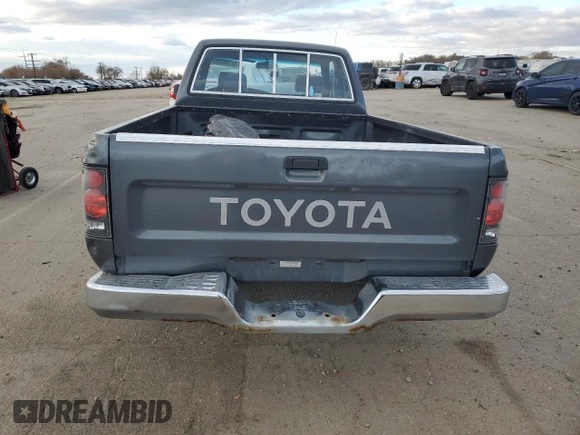 1991 Toyota 2WD Pickups DX with VIN JT4RN93P4M5032495, listed as a Copart auction lot 81190894 with 201,614 mi miles and Salvage Title. Bid and sale history available at carsss.com. Image 6.