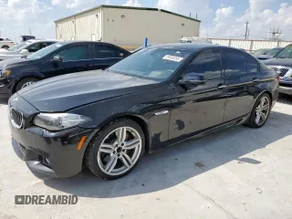 2016 BMW 5 Series 535i with VIN WBA5B1C53GG132889, listed as a Copart auction lot 49986265 with 204,118 mi miles and Salvage Title. Bid and sale history available at carsss.com. Image 1.