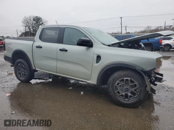 2024 Ford Ranger XLT with VIN 1FTER4GH7RLE41103, listed as a Copart auction lot 44966405 with Not provided miles and Salvage title. Bid and sale history available at DreamBid. Image 4.