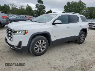 2020 GMC Acadia SLT with VIN 1GKKNML44LZ202439, listed as a Copart auction lot 71468084 with 100,574 mi miles and Salvage Title. Bid and sale history available at DreamBid. Image 1.