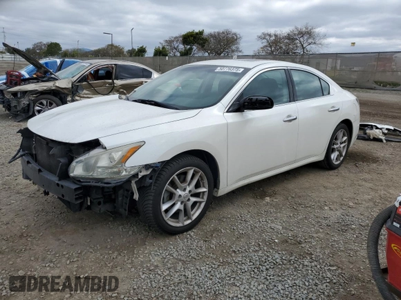 2013 Nissan Maxima SV with VIN 1N4AA5AP0DC804836, listed as a Copart auction lot 50770375 with 170,000 mi miles and Salvage Title. Bid and sale history available at DreamBid. Image 1.