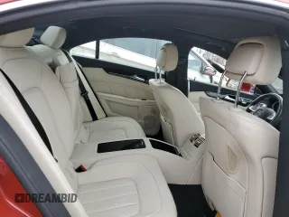 2015 Mercedes-Benz CLS 400 with VIN WDDLJ6HB4FA153587, listed as a Copart auction lot 87486774 with 76,854 mi miles and Salvage title. Bid and sale history available at DreamBid. Image 10.
