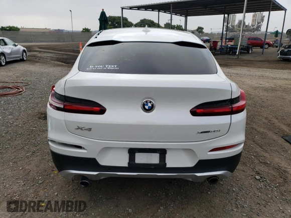 2020 BMW X4 xDrive30i with VIN 5UX2V1C06L9D08061, listed as a Copart auction lot 65619473 with 0 mi miles. Bid and sale history available at carsss.com. Image 6.