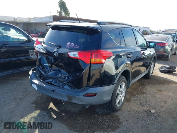 2013 Toyota RAV4 LE with VIN 2T3ZFREV9DW060424, listed as a IAAI auction lot 41721107 with 107,132 mi miles. Bid and sale history available at carsss.com. Image 4.