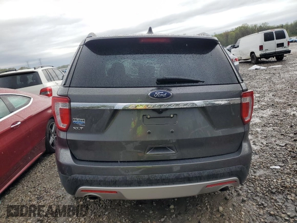 2017 Ford Explorer XLT with VIN 1FM5K7D84HGB68411, listed as a Copart auction lot 51478855 with 188,438 mi miles and Salvage Title. Bid and sale history available at DreamBid. Image 6.