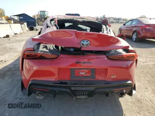 2022 Toyota GR Supra 3.0 with VIN WZ1DB0C0XNW051910, listed as a Copart auction lot 75352524 with 13,090 mi miles and Salvage Title. Bid and sale history available at carsss.com. Image 6.