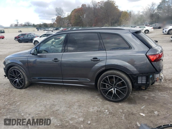 2022 Audi Q7 Prestige with VIN WA1VXBF74ND003740, listed as a Copart auction lot 80952584 with 34,904 mi miles and Salvage title. Bid and sale history available at DreamBid. Image 2.